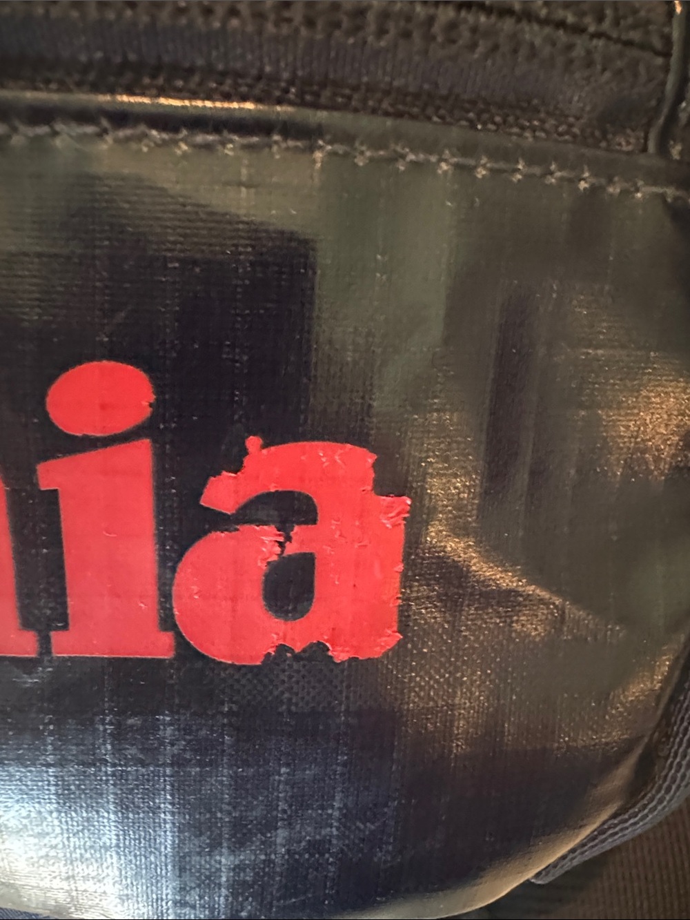 Patagonia Navy Belt Bag with Red Logo Patch - Picture 11 of 11